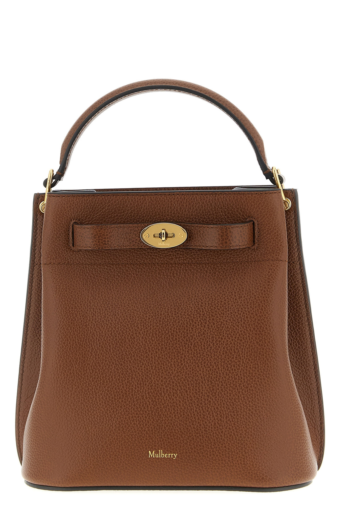 MULBERRY OS islington bucket bag in hammered leather