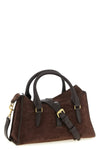 roxanne small suede handbag