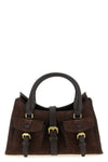 roxanne small suede handbag