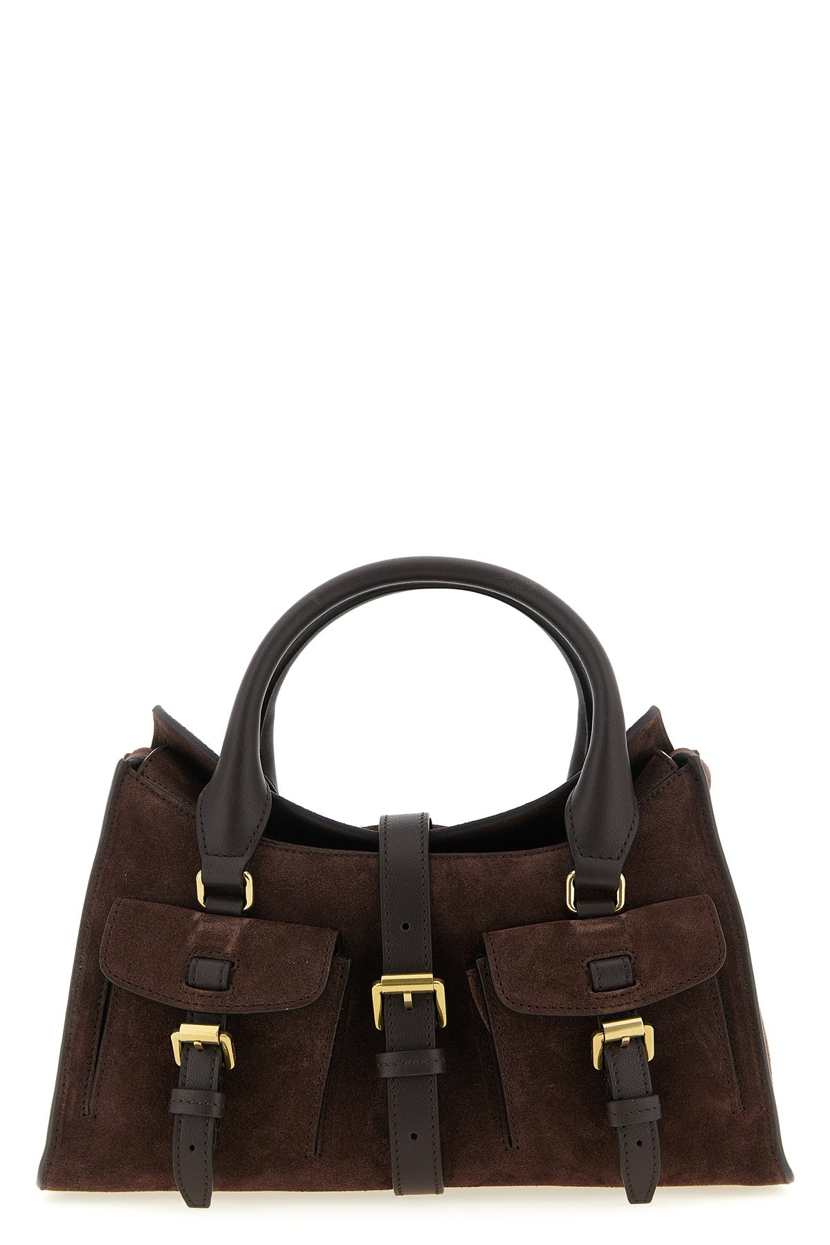 roxanne small suede handbag