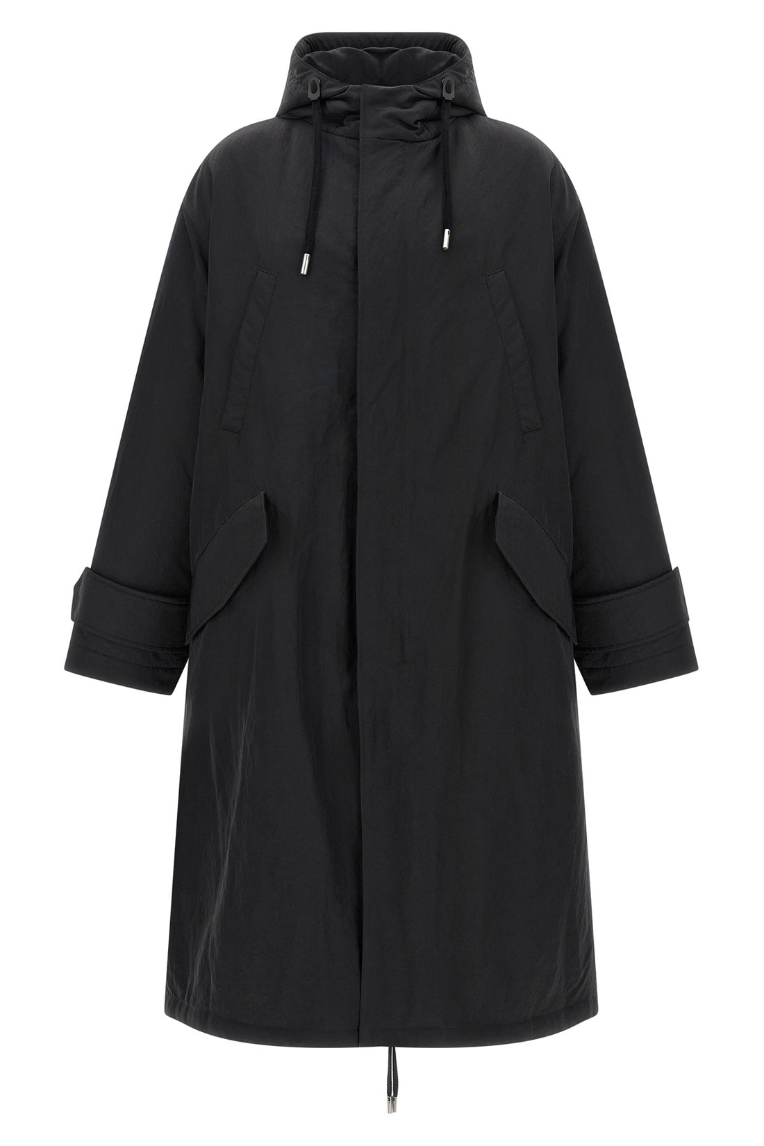 AMI PARIS L padded fabric long parka