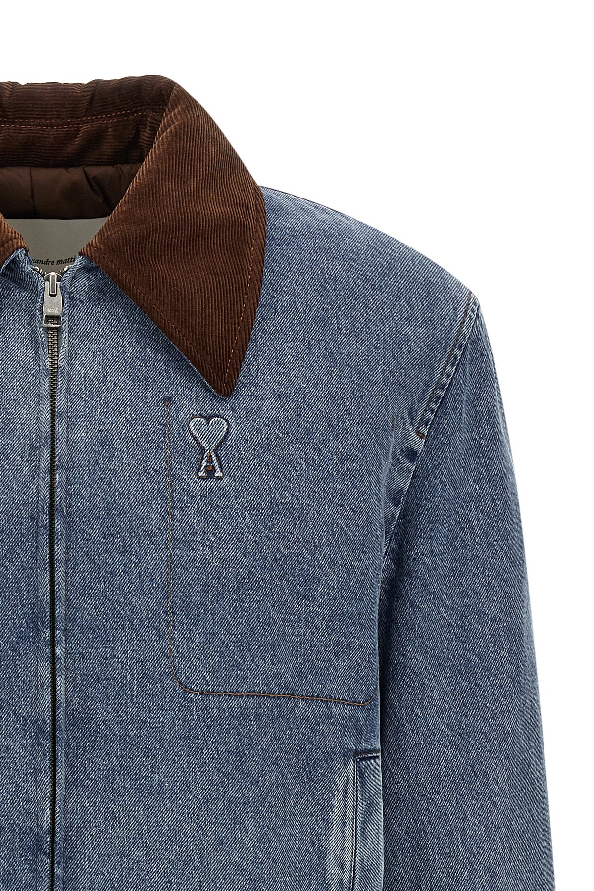 the ami paris denim jacket