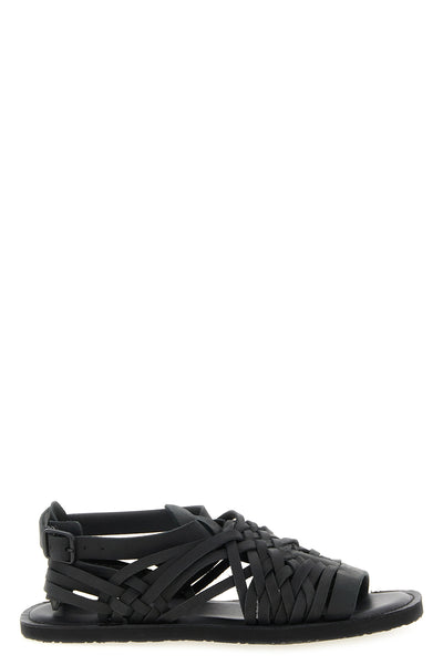 oiled cowhide leather sandals inspired by traditional mexican handcrafted footwe