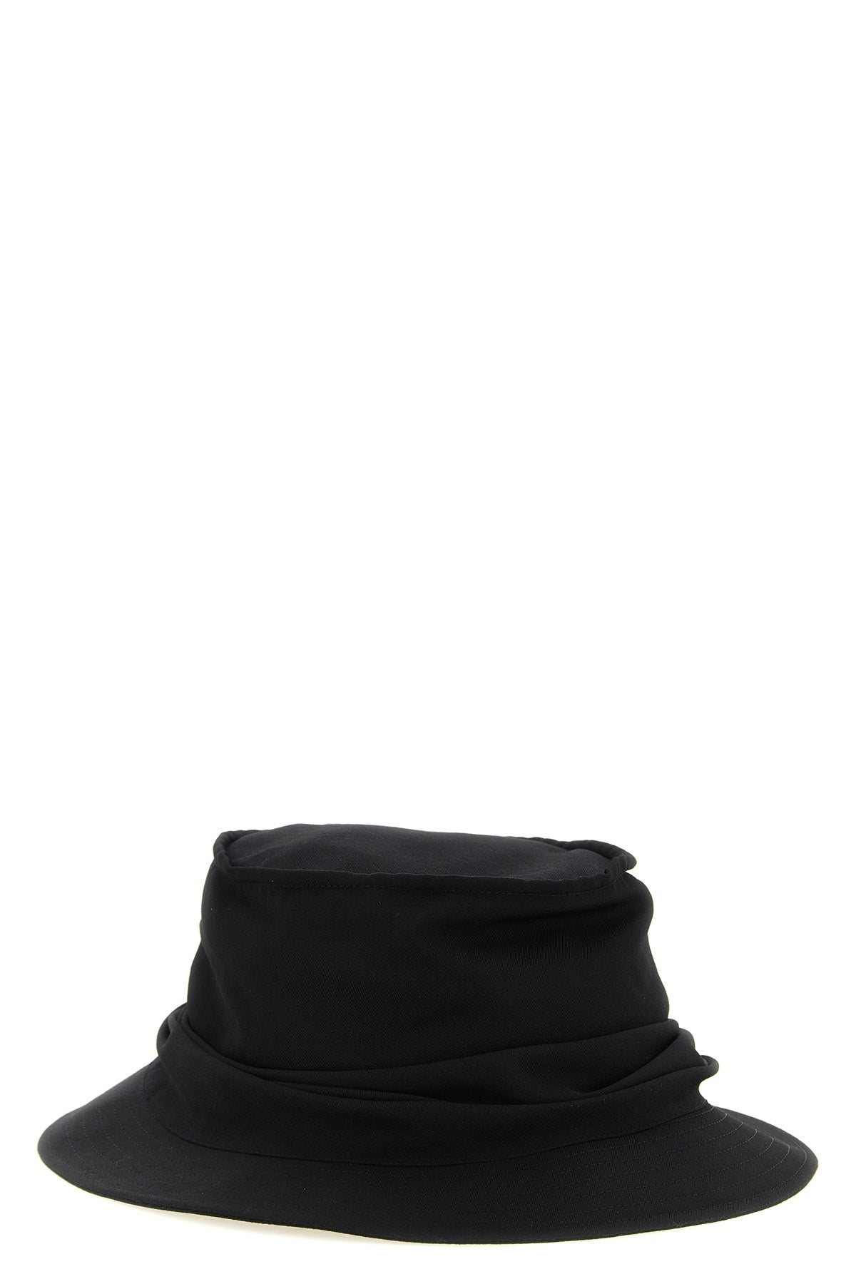 drape wool gabardine hat