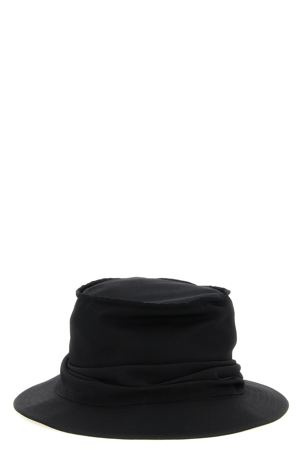 drape wool gabardine hat