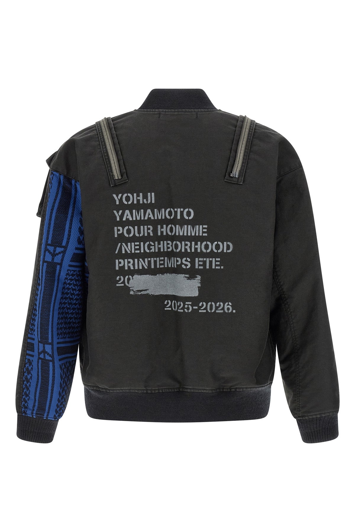 yohji yamamoto × neighborhood a-1 deck jacket in durable cotton piqué fabric