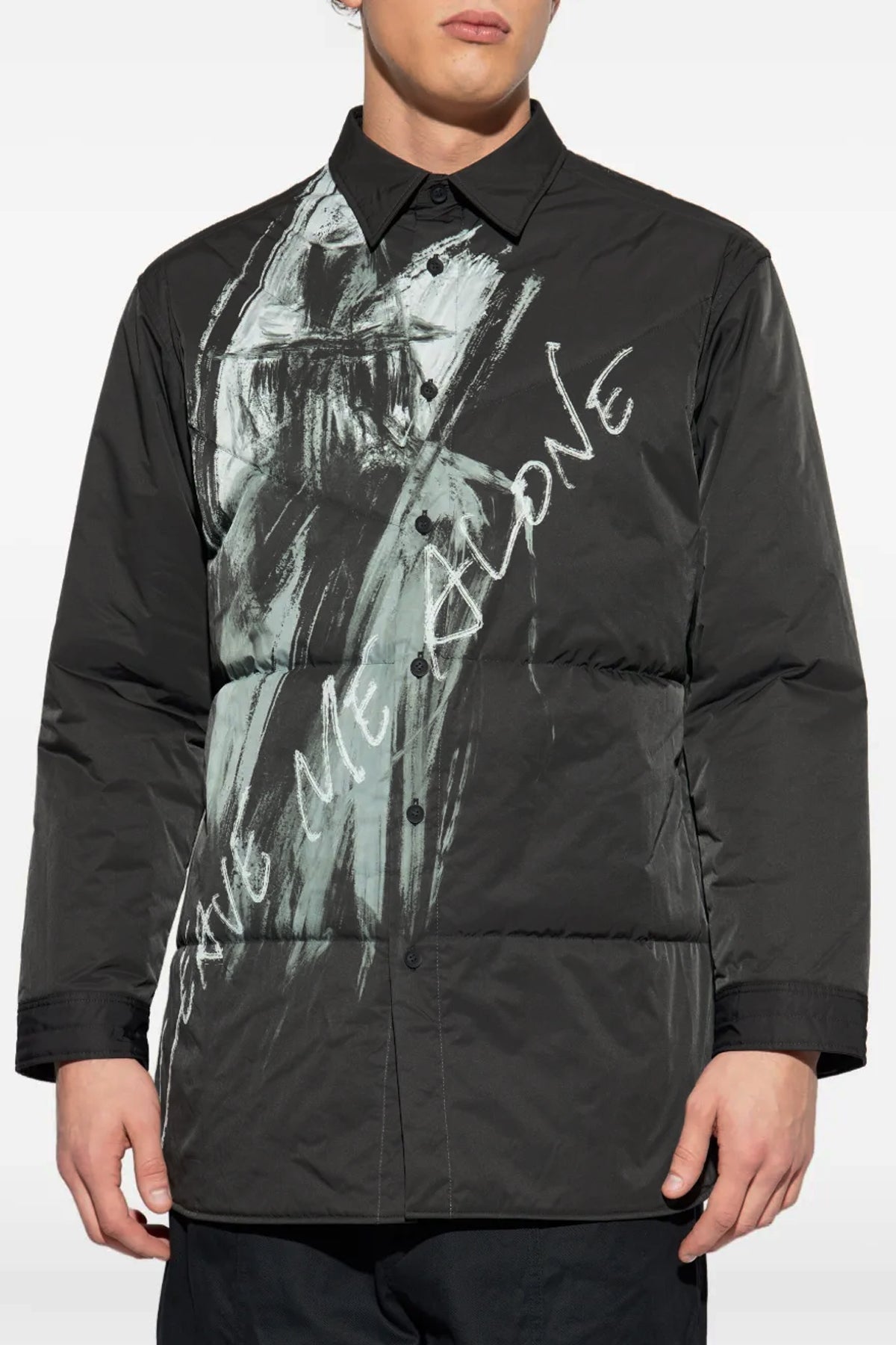 lightly padded nylon overshirt