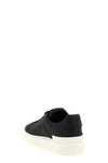 the balmain b-court sneakers in fine smooth calf leather