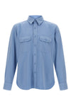 cotton and silk faille shirt