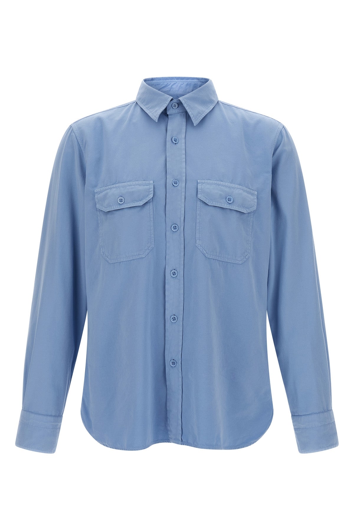cotton and silk faille shirt
