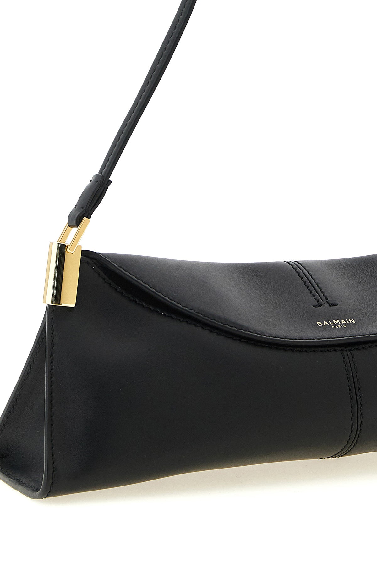 balmains 64-83 small shoulder bag in high-quality