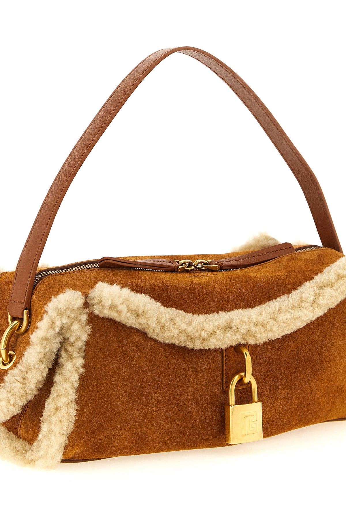 the balmain small shoulder bag embodies a luxurious aesthetic through a clever p