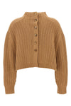 hodeida openwork wool and cachemire cardigan