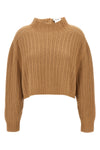 hodeida openwork wool and cachemire cardigan