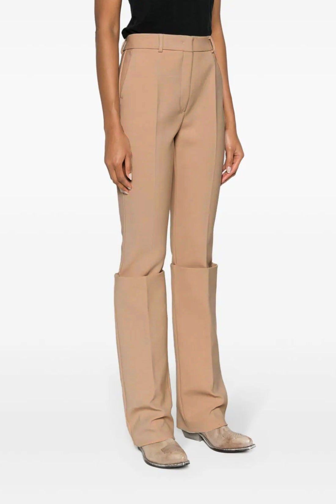 SPORTMAX 38 holiday wool blend pants