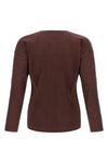 color pleats pleated t-shirt