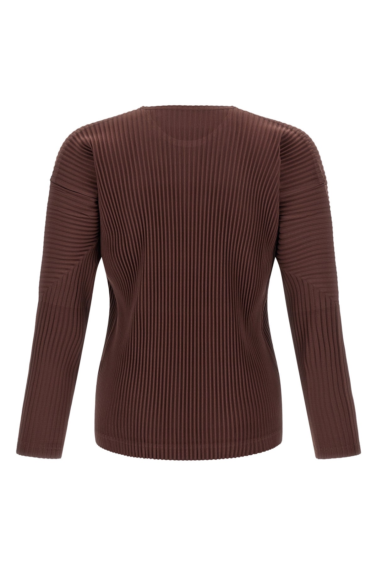 color pleats pleated t-shirt