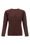 color pleats pleated t-shirt