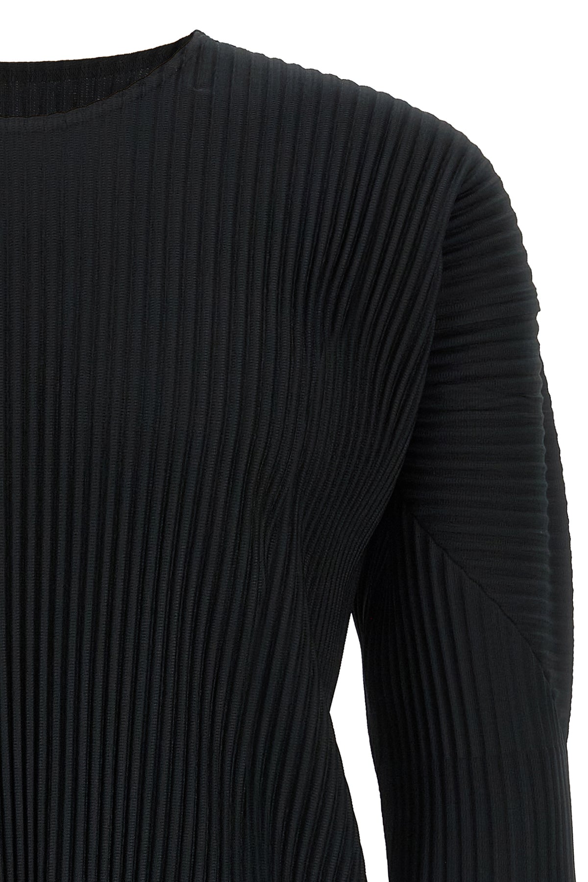 basics pleated t-shirt