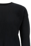 basics pleated t-shirt