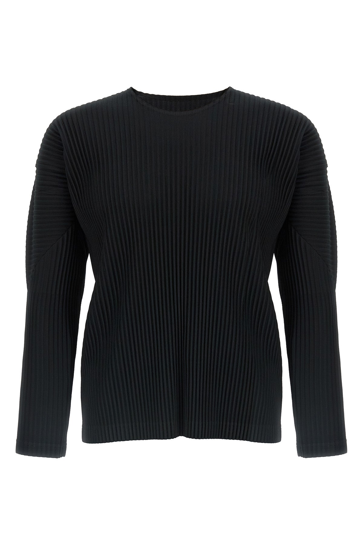 basics pleated t-shirt