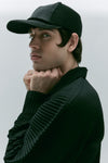 pleats pleated fabric cap
