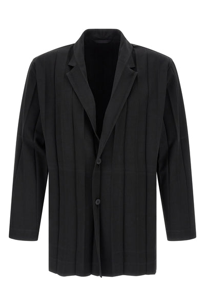 edge ensemble single-breasted blazer in fabric