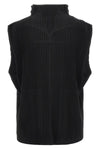 monthly colors: april pleated fabric vest