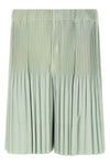 homme pleated monthly colors: june bermuda shorts