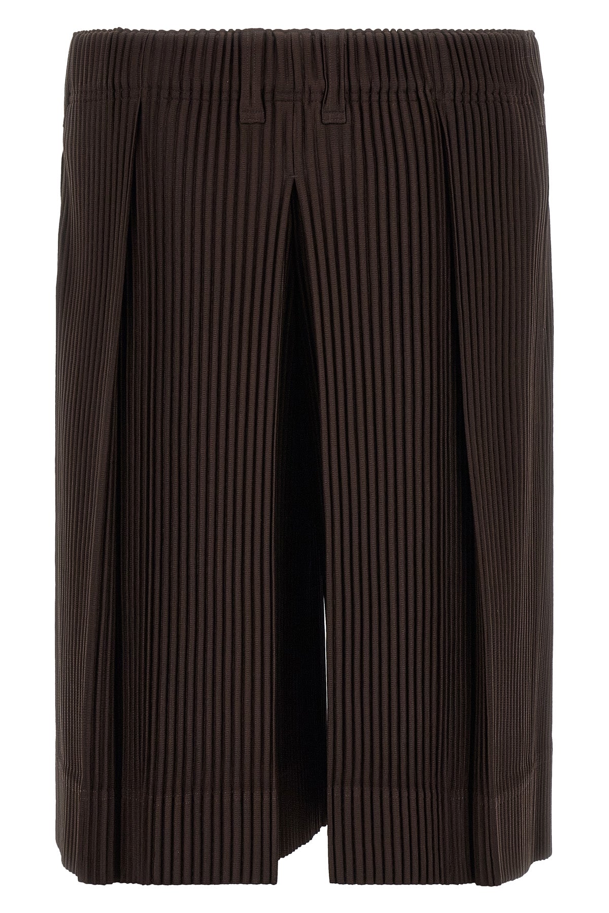 tailored pleats 2 quick-drying pleated bermuda shorts