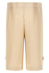 wear or wrap bermuda shorts in ribbed fabric