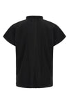 monthly colors: april pleated fabric shirt