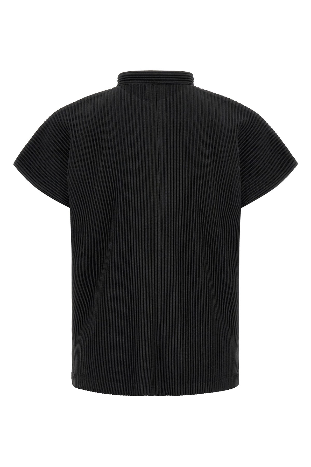 monthly colors: april pleated fabric shirt
