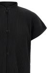 monthly colors: april pleated fabric shirt