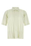 the homme pleated edge short-sleeved shirt