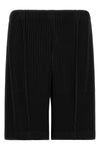 homme pleated monthly colors: august bermuda shorts