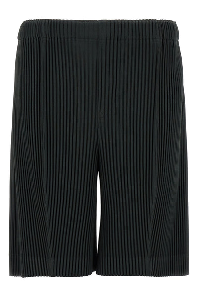 homme pleated monthly colors: august bermuda shorts