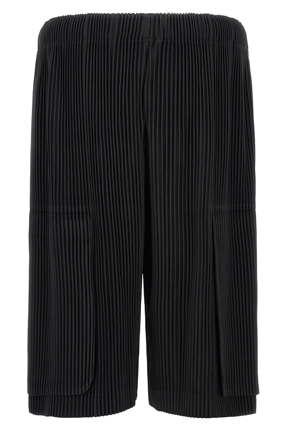 homme pleated bermuda shorts issey miyake monthly colors: september