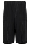 homme pleated bermuda shorts issey miyake monthly colors: september