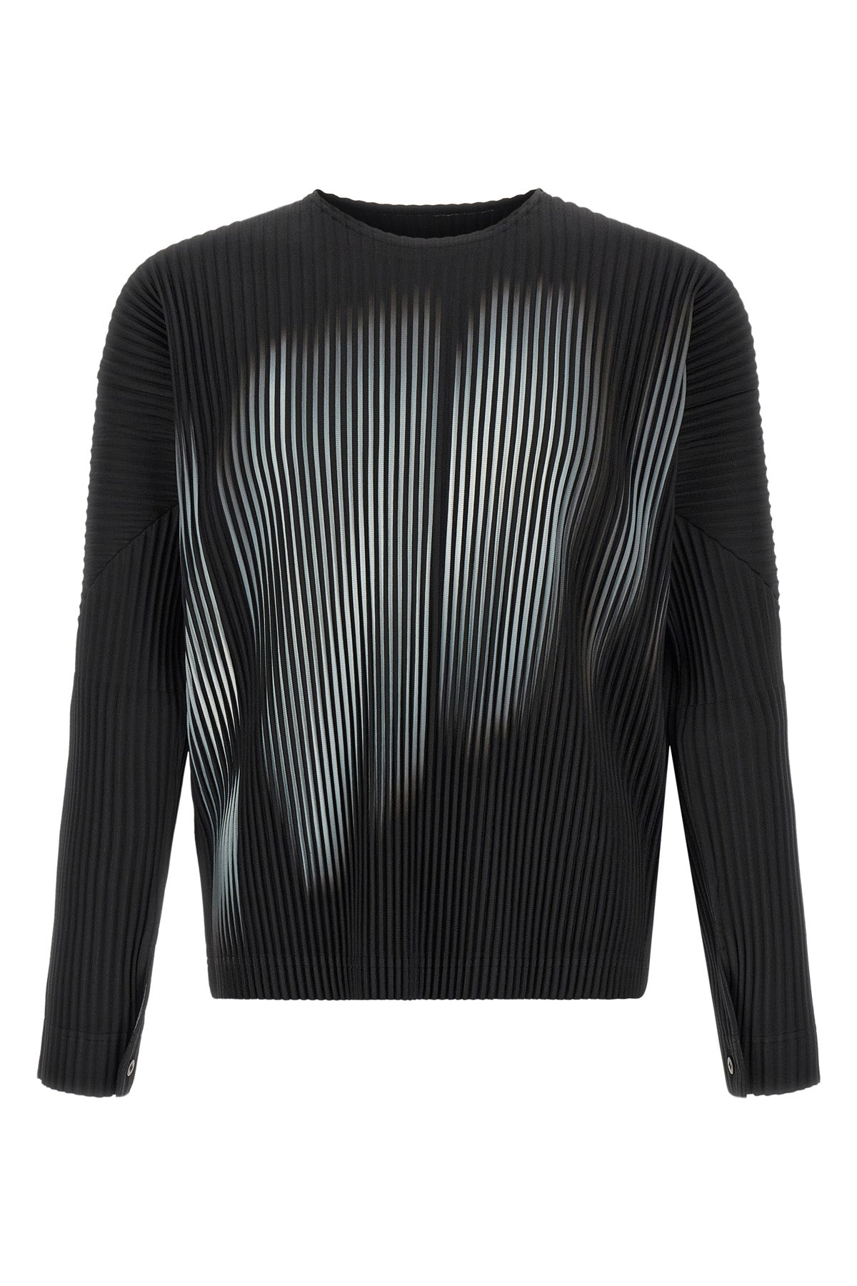 the homme pleated long sleeve t-shirt issey miyake in the shadow