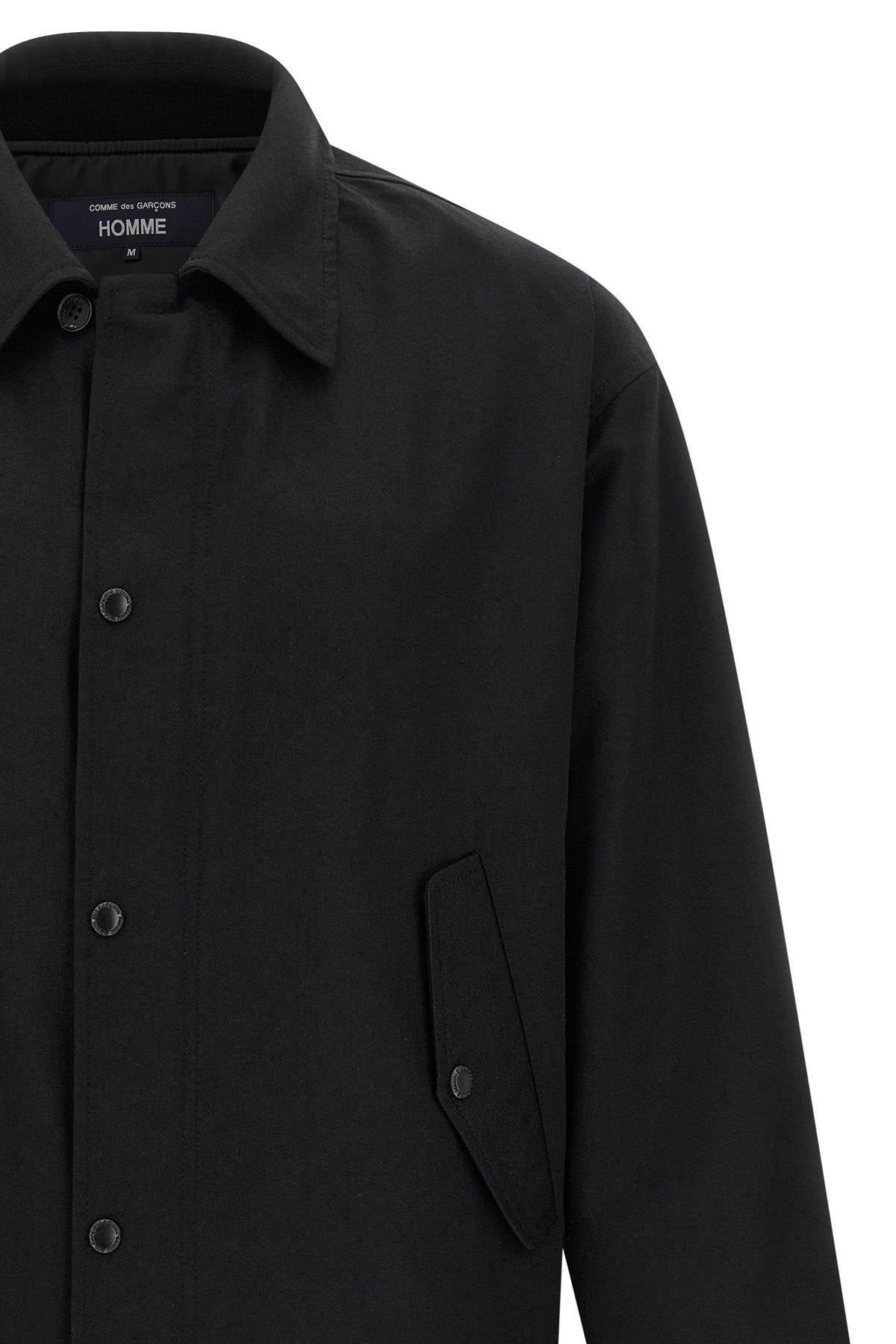 light wool blend overshirt