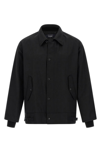 light wool blend overshirt