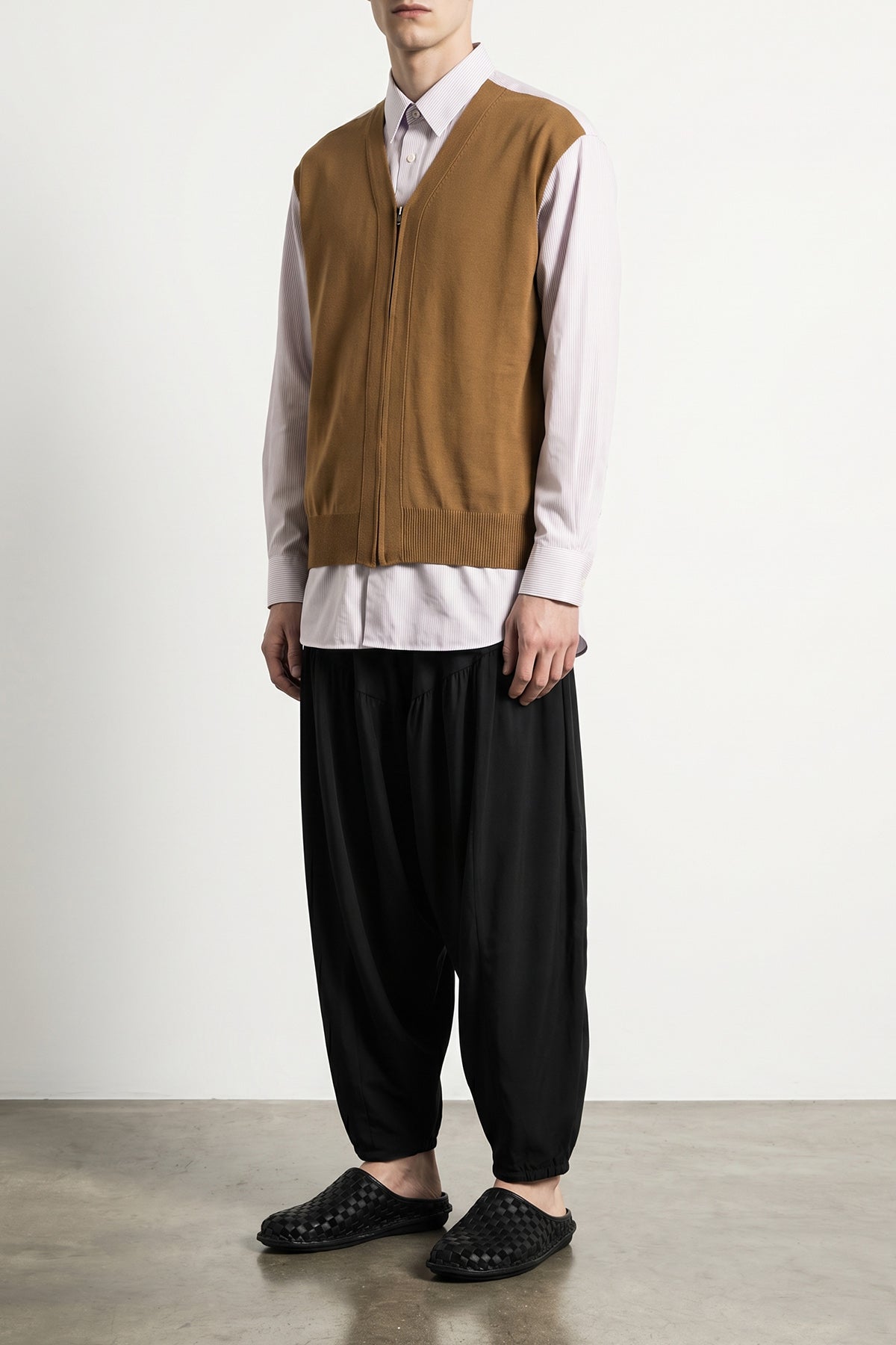 striped cotton poplin shirt