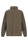 vichy micro check patterned linen blend anorak