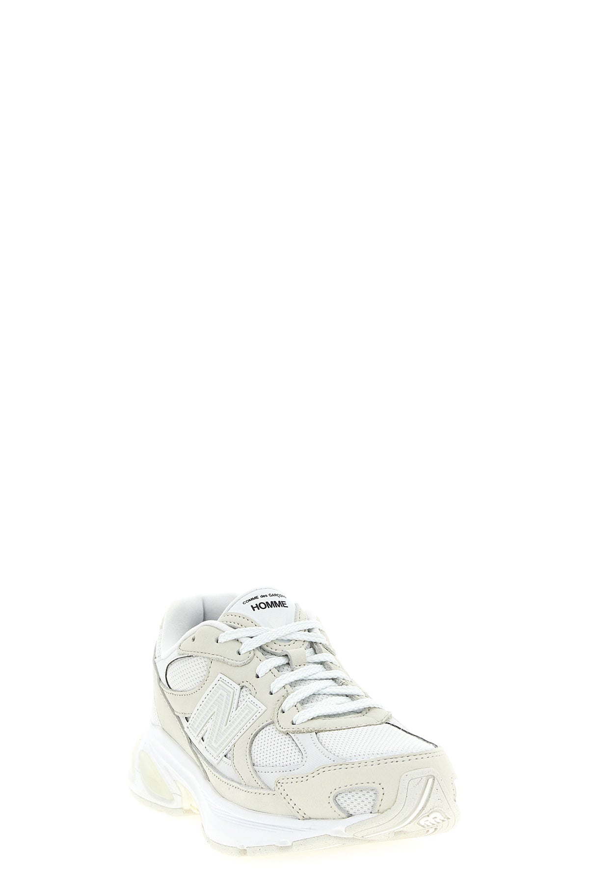 comme des garçons homme x new balance abzorb 2010 mesh and suede sneakers