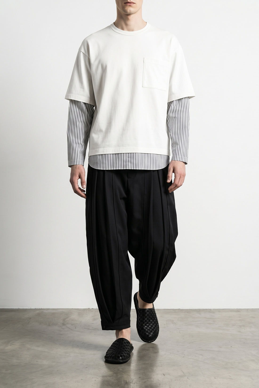 COMME DES GAR?ONS HOMME L heavy cotton t-shirt