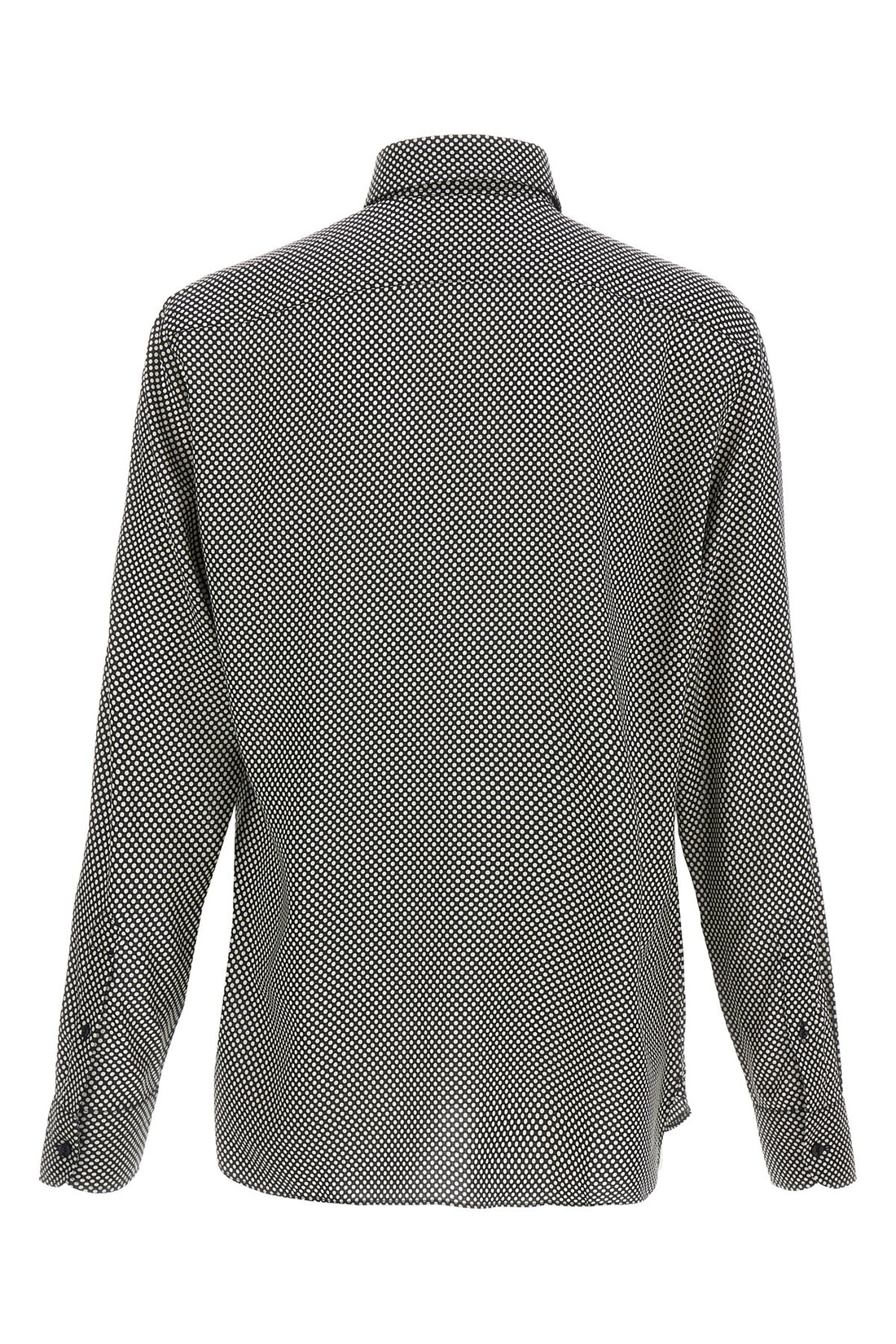 TOM FORD 41 cm polka dot print lyocell shirt