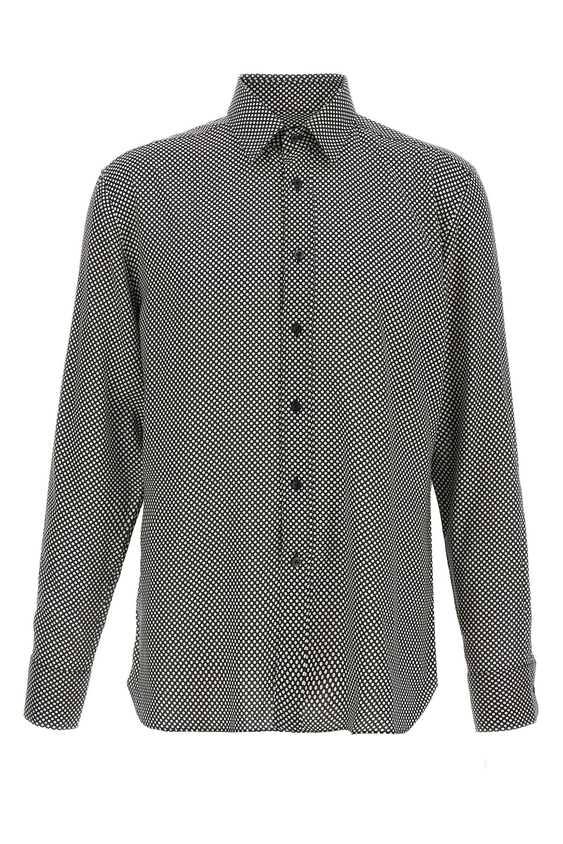 TOM FORD 41 cm polka dot print lyocell shirt
