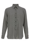 polka dot print lyocell shirt