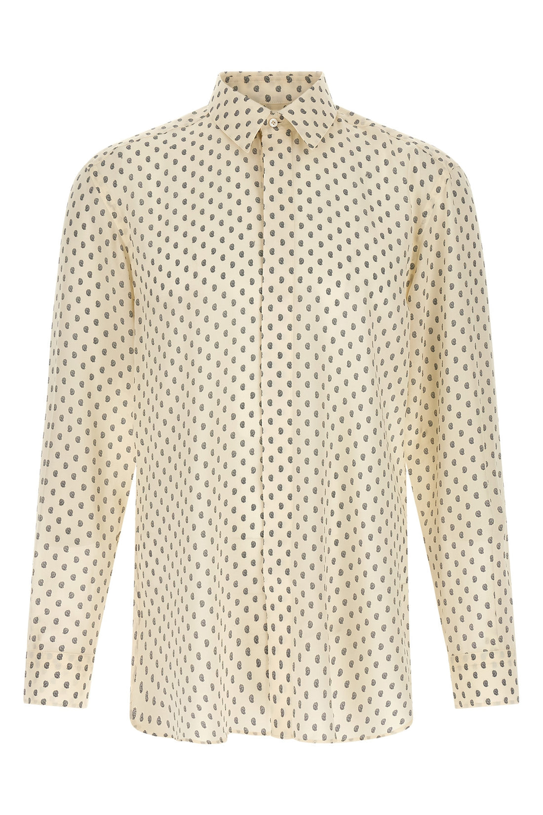 TOM FORD 40 cm all over paisley print crepe de chine silk shirt